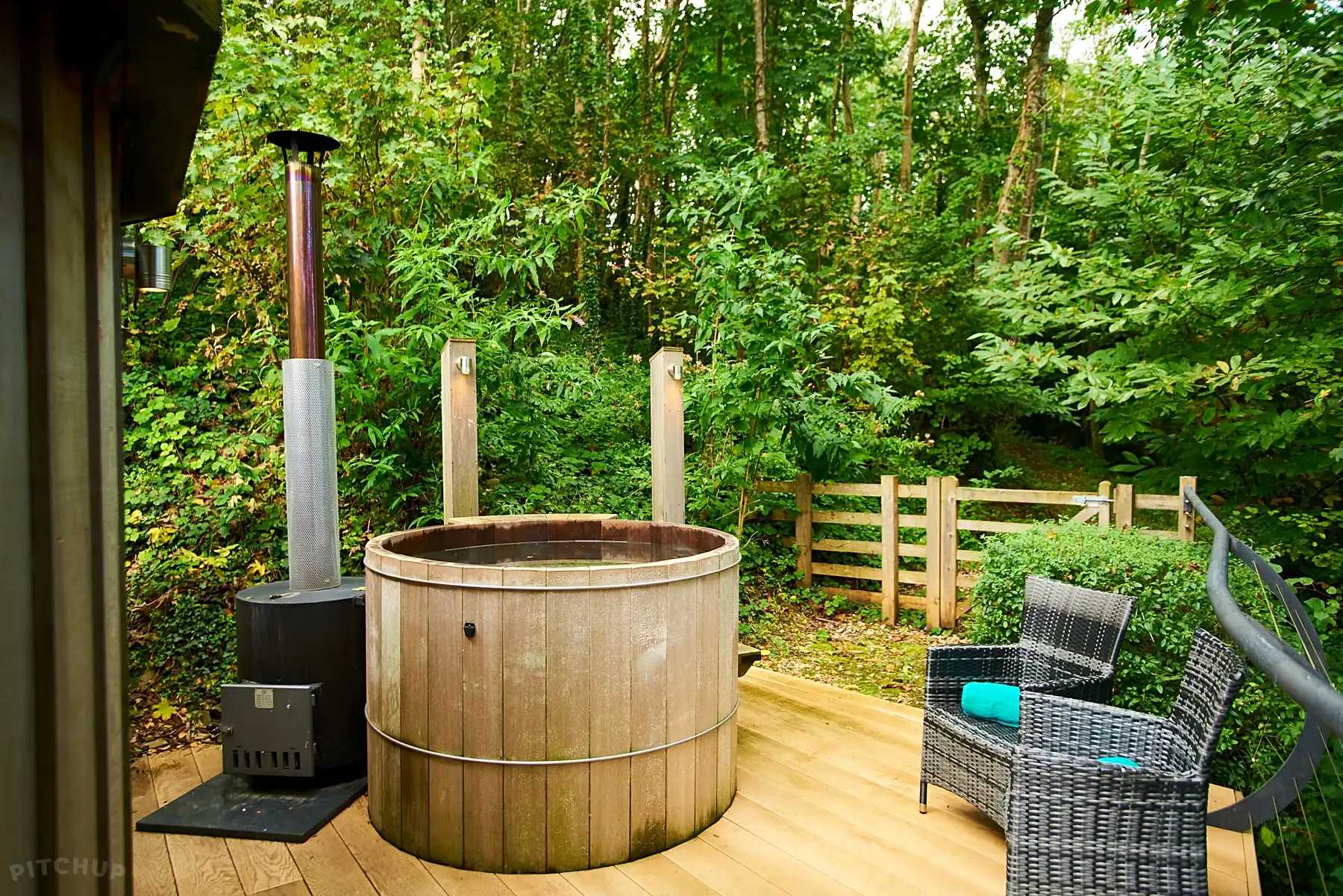 Exclusive-use hot tubs can add value to the income from your glamping pods