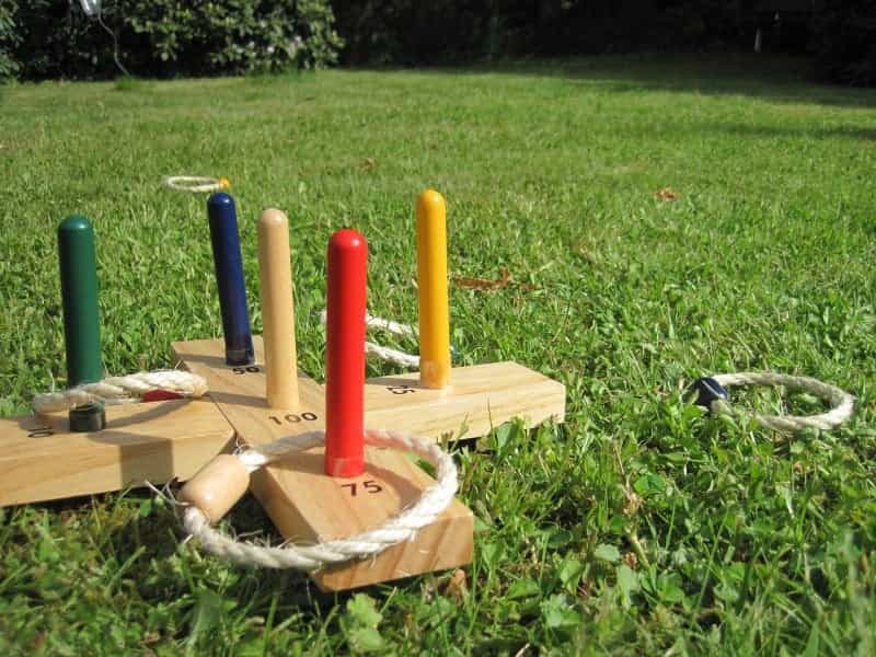 A portable ring toss game is a great thing to take to a camping holiday (Pixabay)
