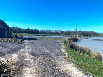 Pitches by the lake