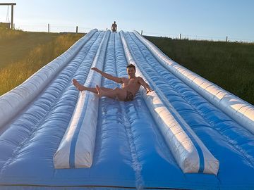 Slip and slide, fun for adults!