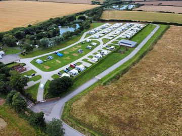 Areal view of the campsite (added by manager 15 feb 2022)