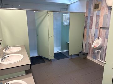 Shower cubicles very well designed