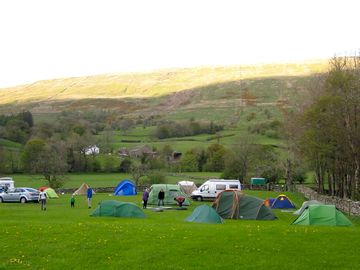Pitches overlooking dentdale