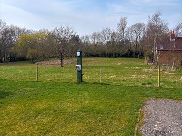 Fully-serviced hardstanding and grass touring pitches