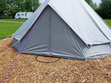 Bell tent exterior