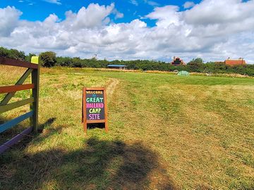Entrance to great holland campsite