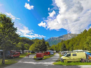 Grass pitches with great views