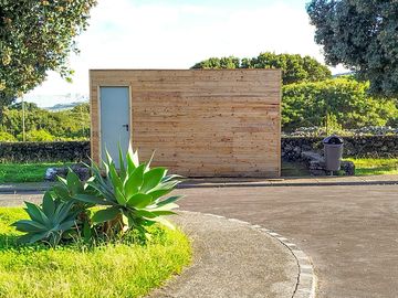 Exterior of the cabin