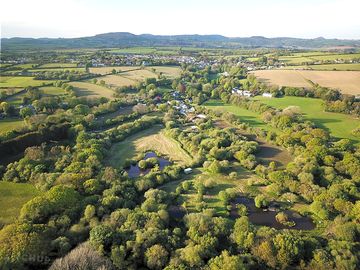 Pleasant streams camping bird's eye view
