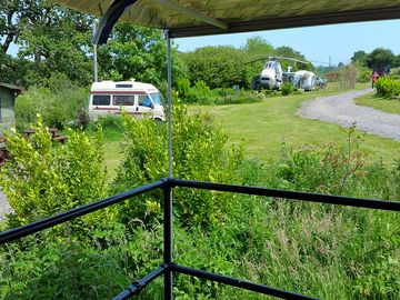 View from the toilet block