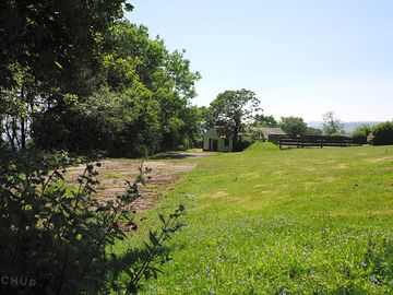 Old nissen hut bases from world war ii training.
