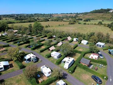 Aerial view of the site