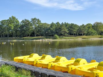 Lake by the site