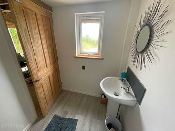 Sink in shared bathroom