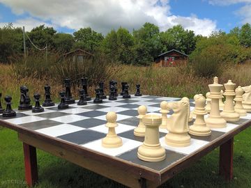 Outside chess table in the lodge field (added by manager 19 jan 2018)