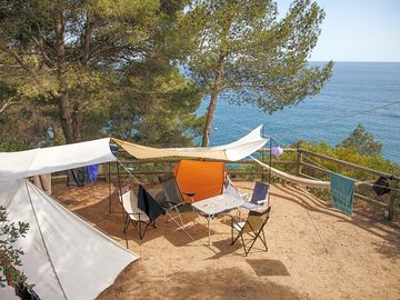Breathtaking views to be enjoyed from your tent