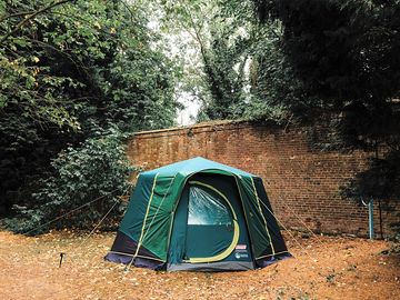 An example of a camping spot on site