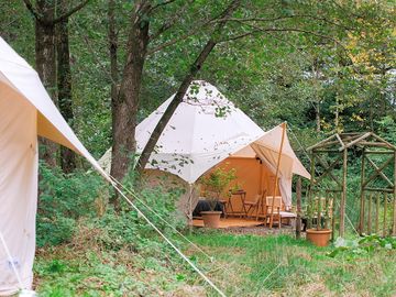 Bell tent exterior