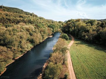 Fishing is allowed on the river taff
