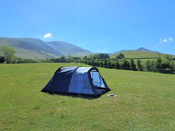 A tent on site