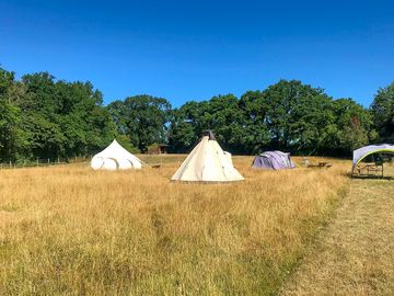 View of the site and the outside kitchen