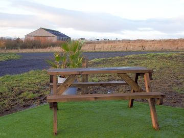 Picnic table and seating