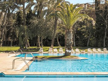 Piscina al aire libre del camping