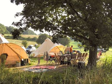 Bell tent pitches
