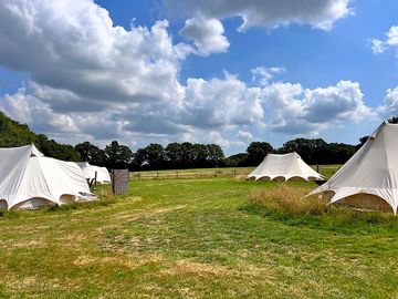 Our 4 emperor bell tents