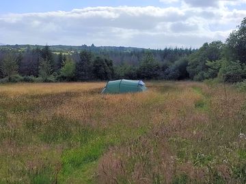 Tent in one of the meadows