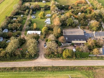 Aerial view of the site