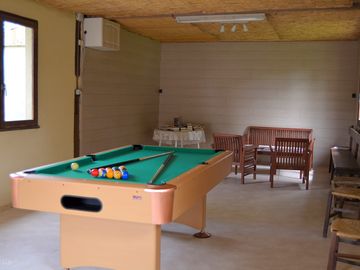 Adults-only billiards room