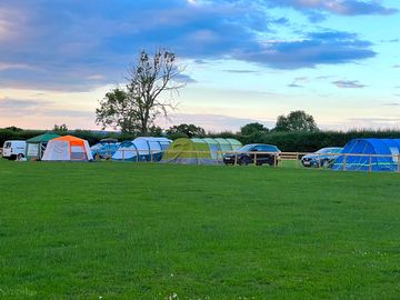 Happy campers in the electric tent field (added by manager 01 mar 2023)