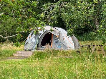 Space for a large tent