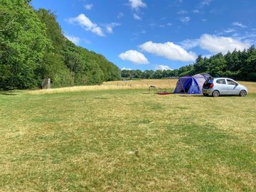 Visitor image of brooks #2. toilet in the picture and bench and campfire to the left. (added by manager 25 jan 2023)