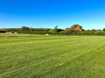 Flat grass pitches