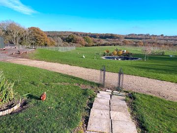 View across the valley from pitches