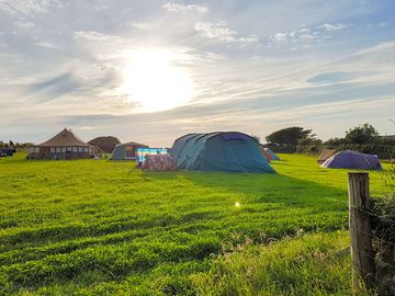 Pitches for family and group bookings