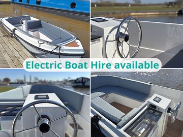 Electric boat hire available