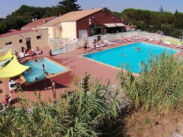 Swimming pool and kids' pool