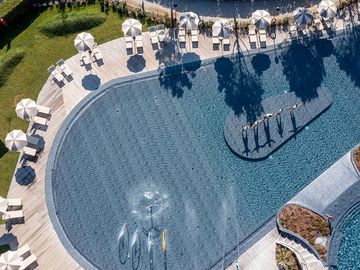Aerial view of pool