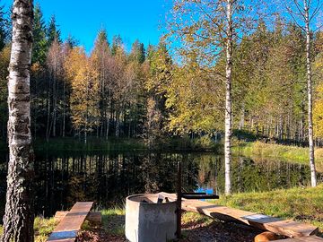 Pond view from the barbecue area (added by manager 16 oct 2023)