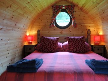 Glamping pod ready for your arrival