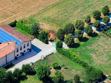 Aerial view of the site