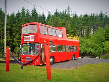 Outside of the bus