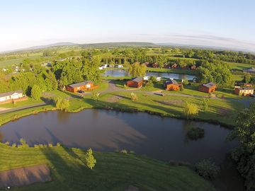 Aerial view of the park