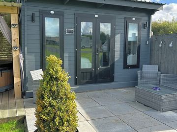 Glamping pod exterior