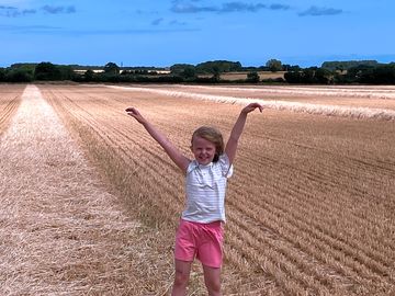 Fun at harvest time