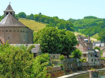 View of the village and the surrounding countryside