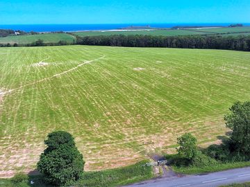 Large open camping field